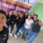 Día de comedor comunitario en la Central de Abasto Ecatepec
