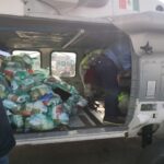 Centro de acopio para ayudar en zonas de desastre natural